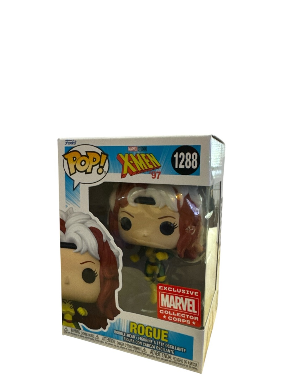Funko X-Men Rogue Yellow & Green Vinyl Pop! Figure #1288 (Marvel Exclusive) - Picture 7 of 10